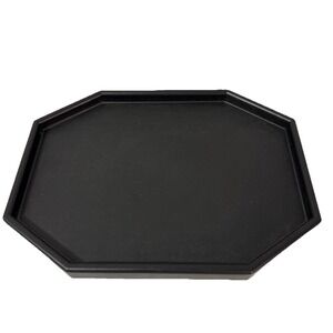 Couch Arm Clip On Table Black Plastic Armrest Tray for Drinks, Remotes, Snacks